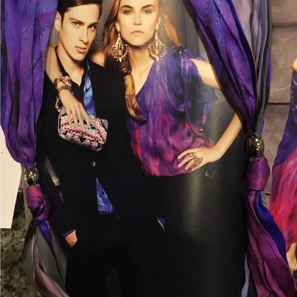 Roberto CAVALLI‎ 2011 MEN’S RUNWAY SCARF
